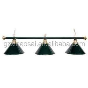 Different Size Metal shades billiard pool table lighting