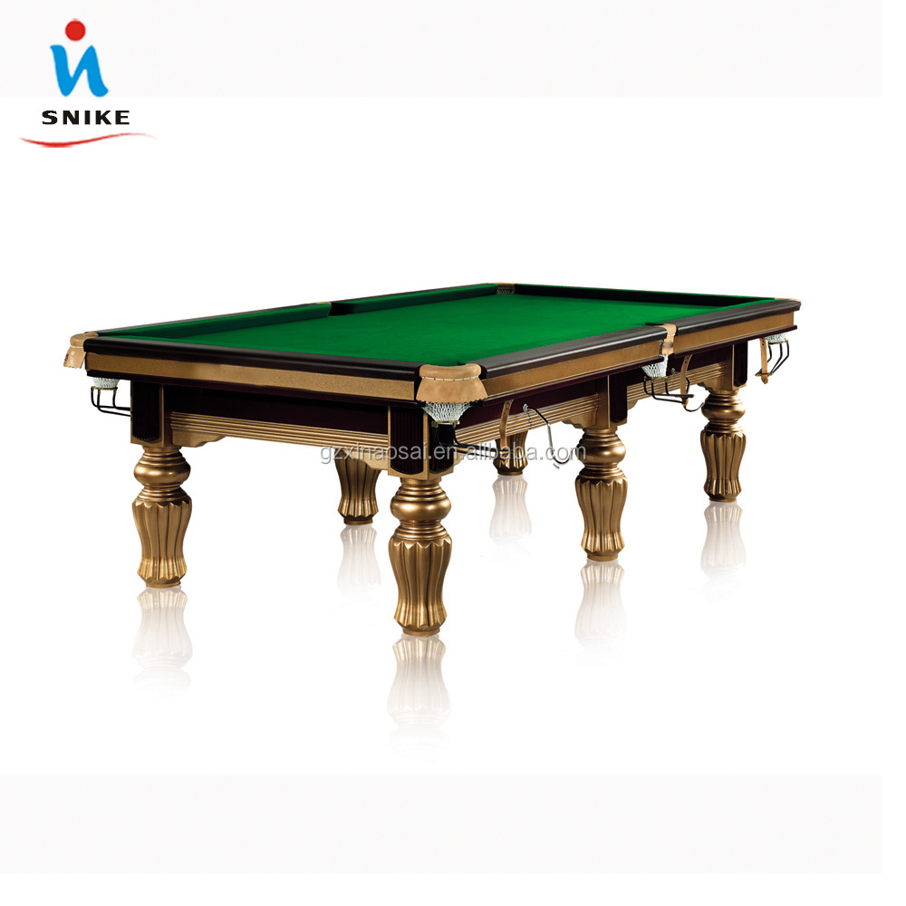 The biggest cheap billiard supplies l shaped end table and snooker table 8ft second hand billiard table