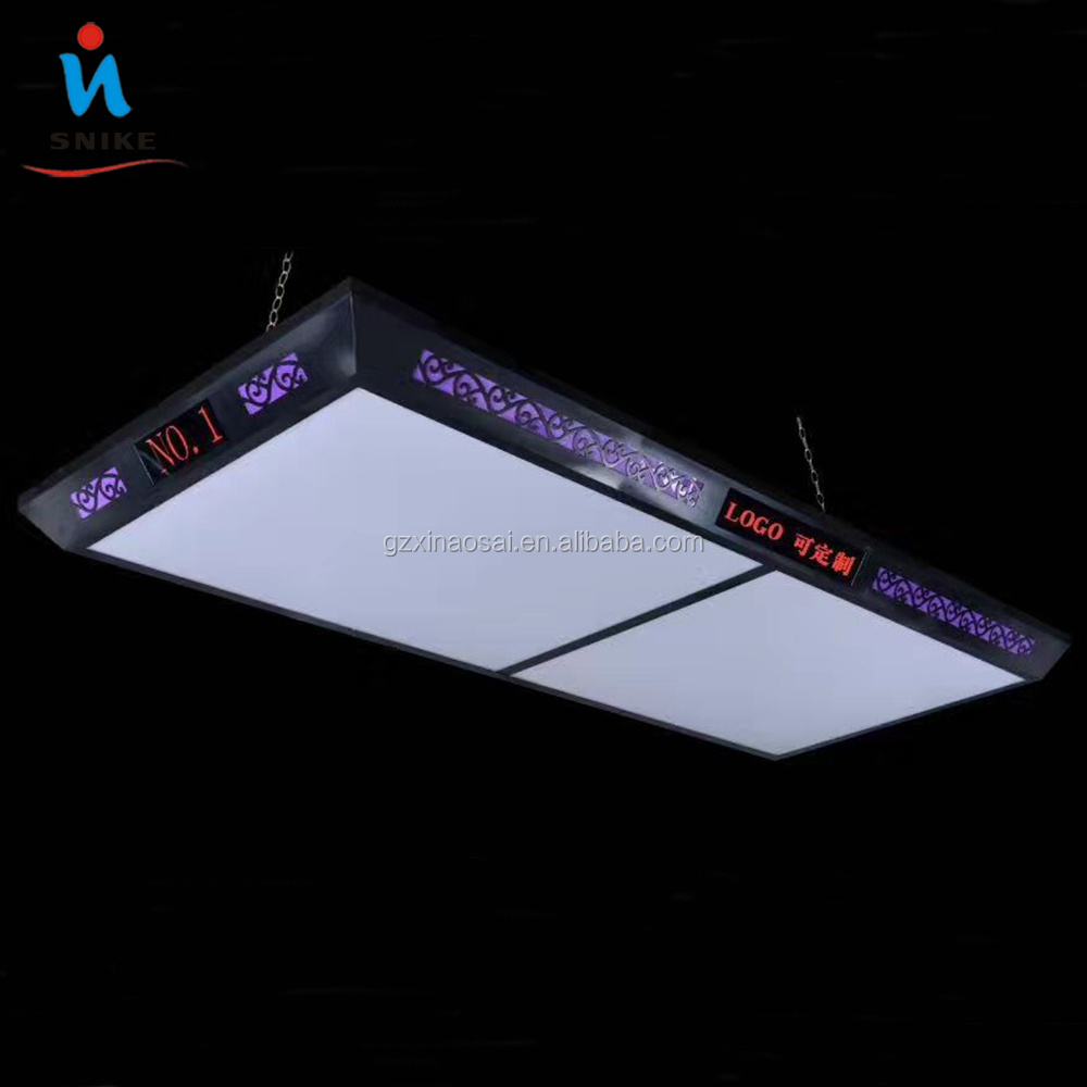 Custom design snooker table/ Pool table/ billiard table light