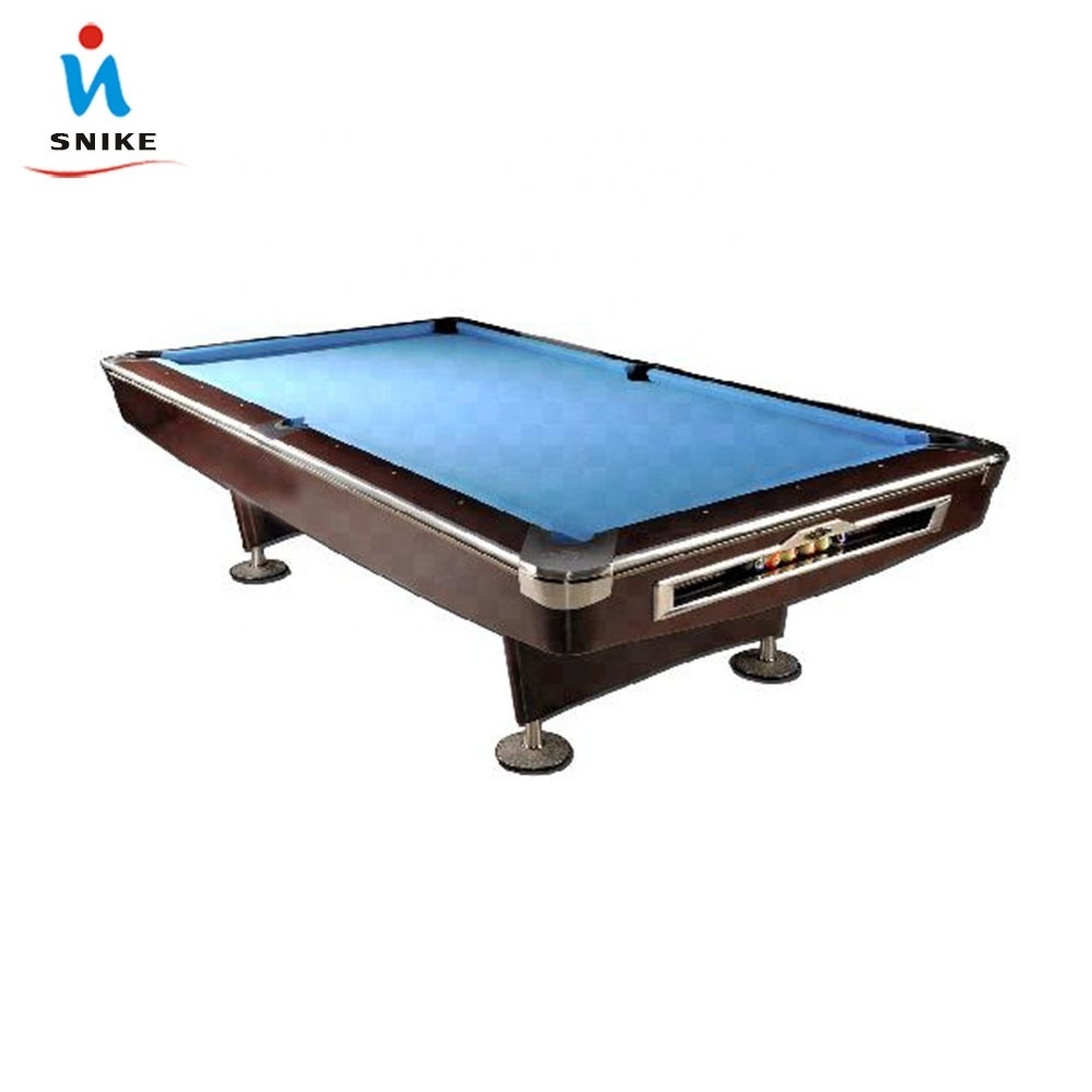 9ft Solid Wood Slate Rubber 3 Cushion Billiard Table For Sale