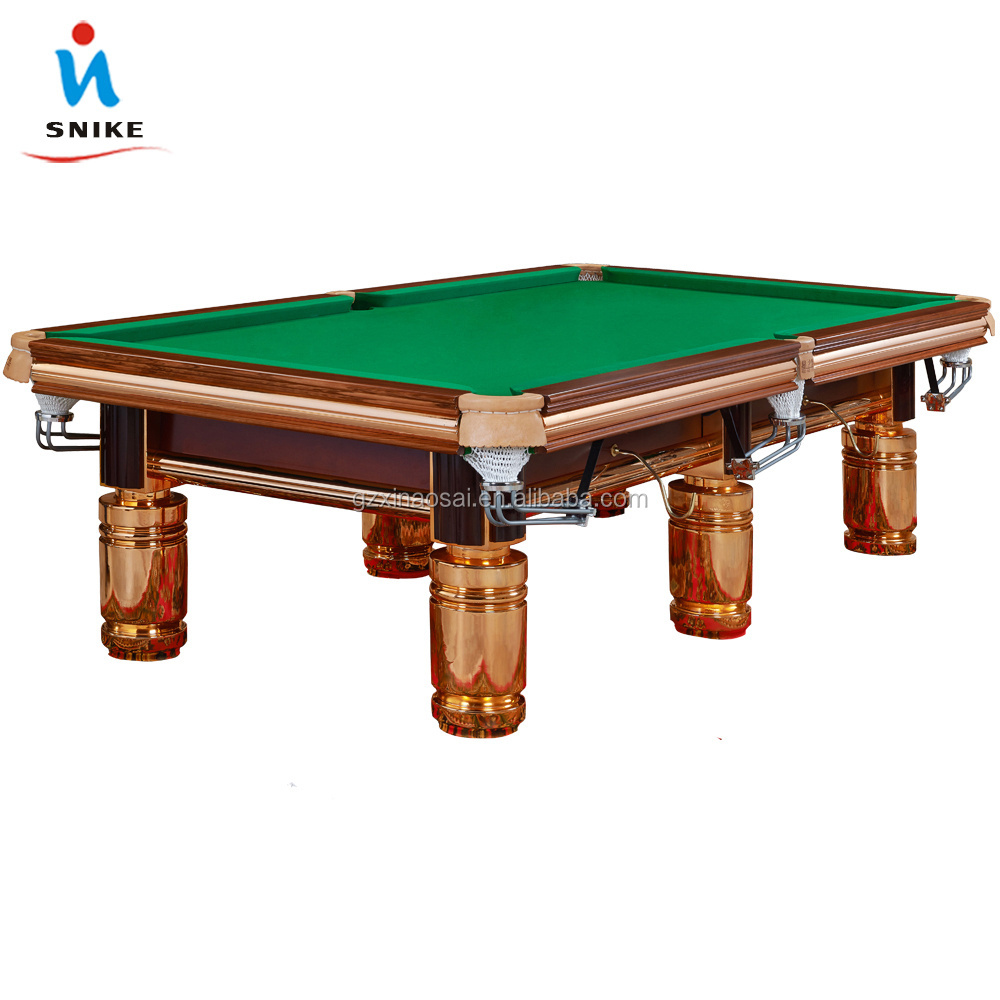 The biggest cheap billiard supplies l shaped end table and snooker table 8ft second hand billiard table