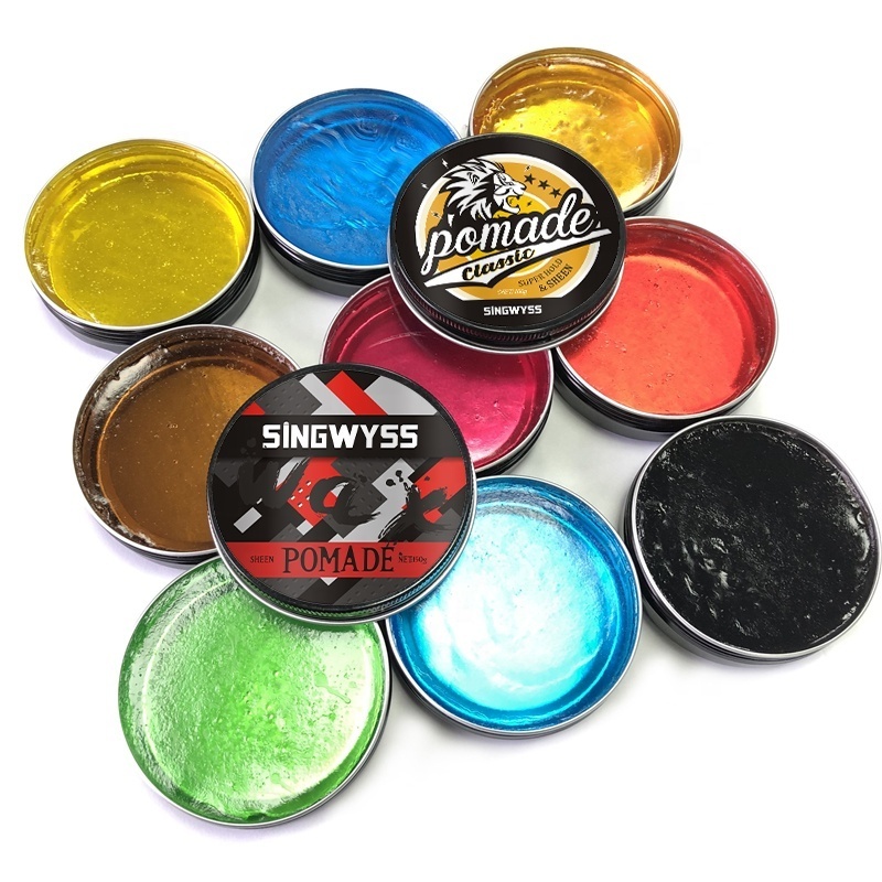 OEM Factory Low MOQ Custom Men Hair Wax Shine Molding Free Sample Hair Wax