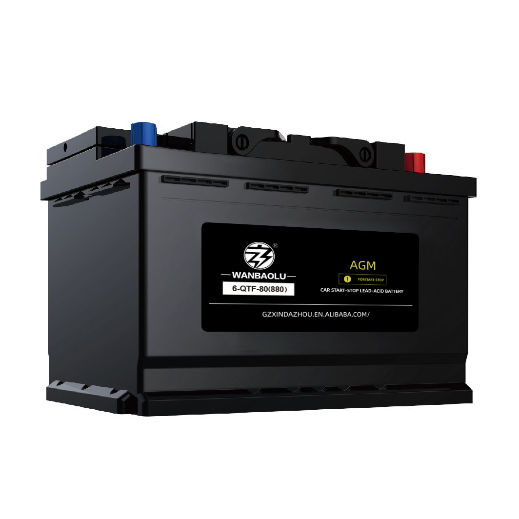 Factory Price High Quality Wholesaler AGM DIN75 75AH Standard BatteryOEMAutomobile battery