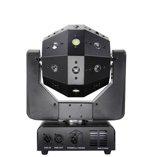 New arrival 24 eye beam strobe laser 3in1 moving head 16pcs 3w RGBW led beam + 4pcs 15w led strobe + 4pcs red & green laser