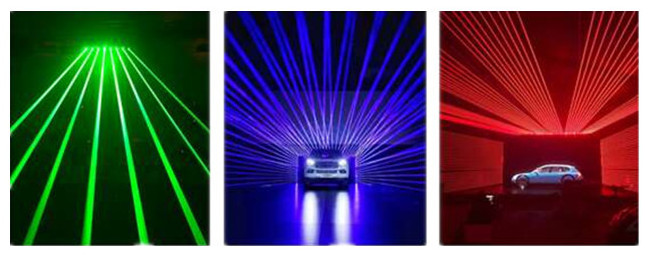 new arrival 2021 8-eye rotating laser beam array red/green/blue laser bar beam fat