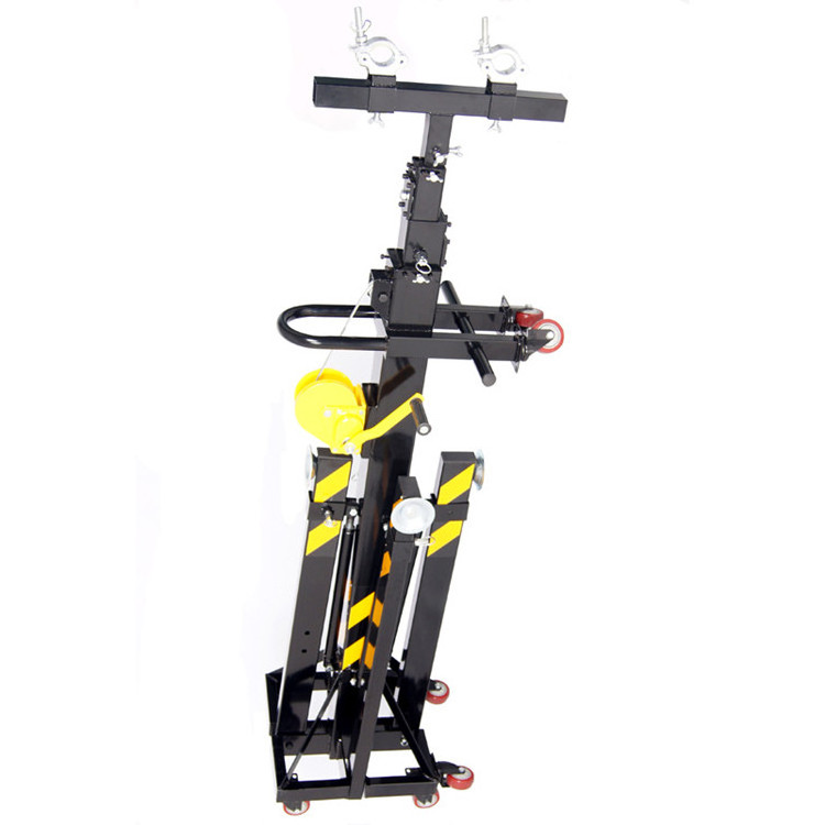 heavy duty 4m/6m/7m foldable hand crank lifting tower lighting truss stand