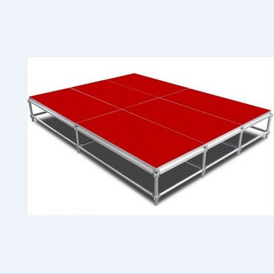 Customized stage podium easy install aluminum frame height adjustable stage/podium concert stage platform