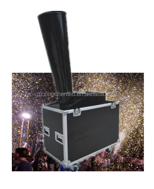 event decoration equipment large smoke confetti machine co2 confetti cannon