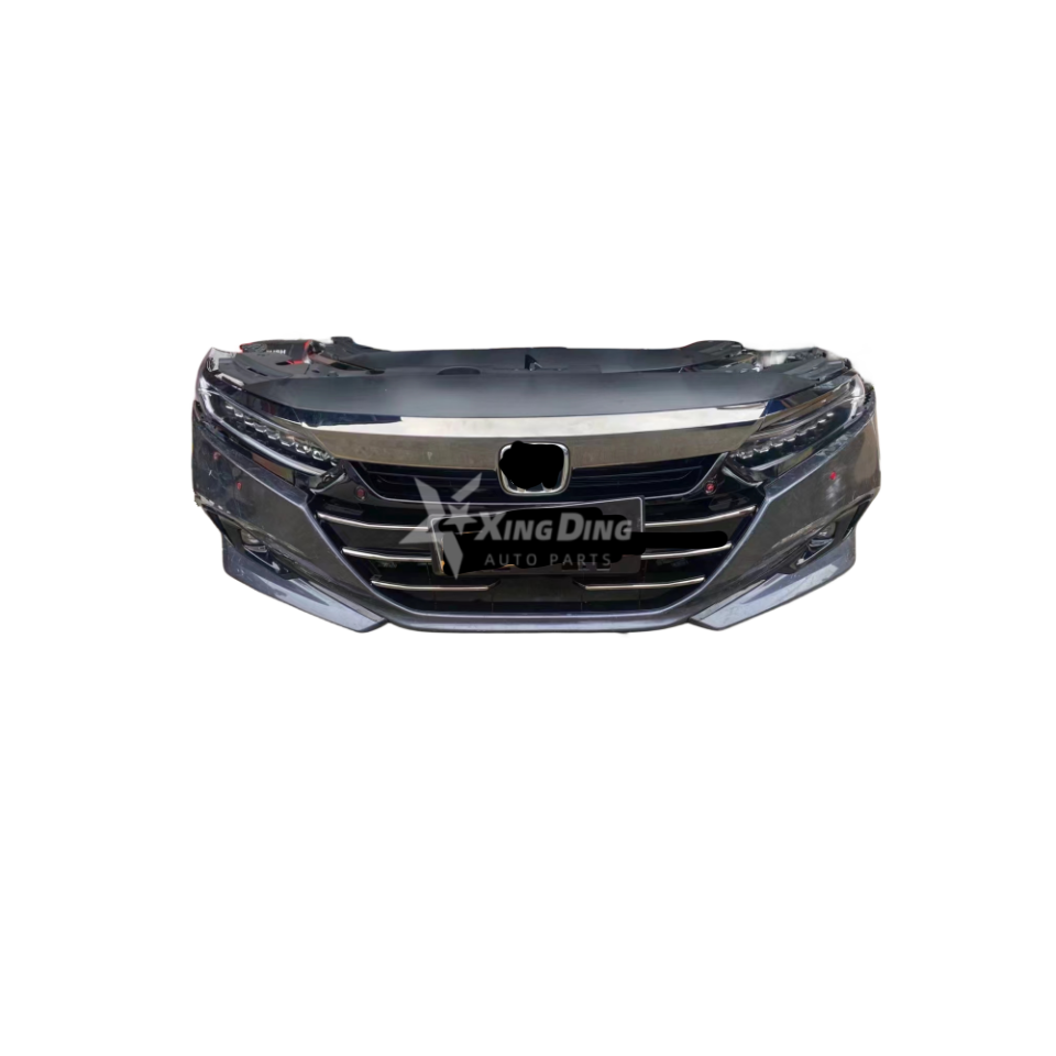 The best-selling high quality led headlights for Honda Accord complete front bumper with grille body kit with front nose