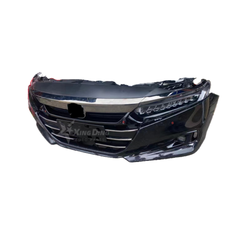 The best-selling high quality led headlights for Honda Accord complete front bumper with grille body kit with front nose