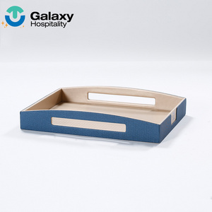 High Quality Customized Hotel Room Leather Shoe Tray