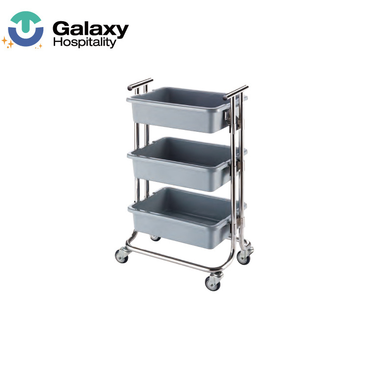 Aircraft Service Trolley Designs Utility Plastic Food Cart Hotel Room Service Trolleys