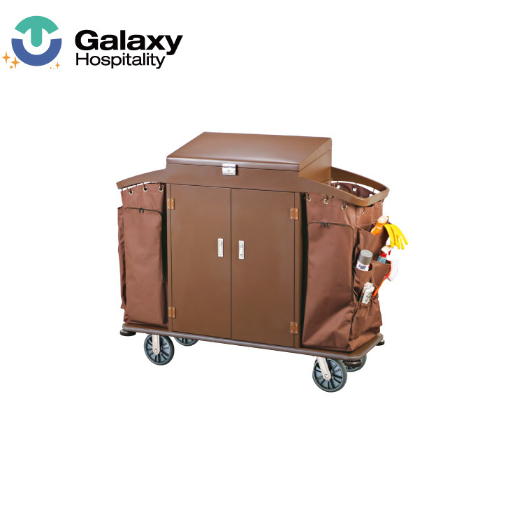 Eliya Hotel Linen Laundry Trolley Housekeeping Cart