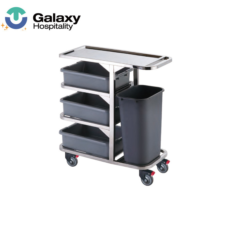 Aircraft Service Trolley Designs Utility Plastic Food Cart Hotel Room Service Trolleys