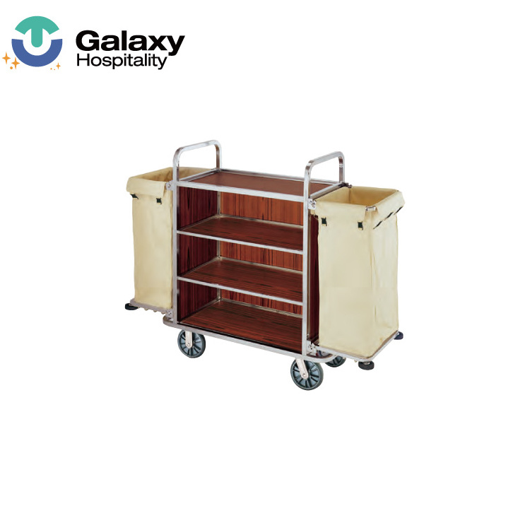 Eliya Hotel Linen Laundry Trolley Housekeeping Cart