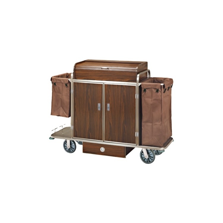 Eliya Hotel Linen Laundry Trolley Housekeeping Cart