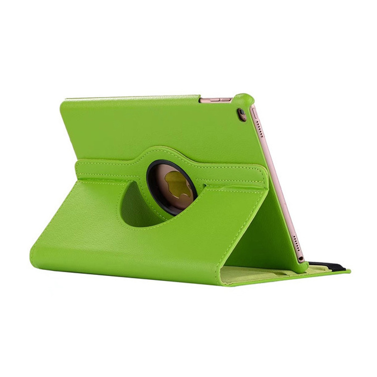 Colorful 360 Degree Cover Explosion Proof Lichee Pattern Pu Leather Case For Tablet Ipad Mini 1 2/3/4/5/6 2020