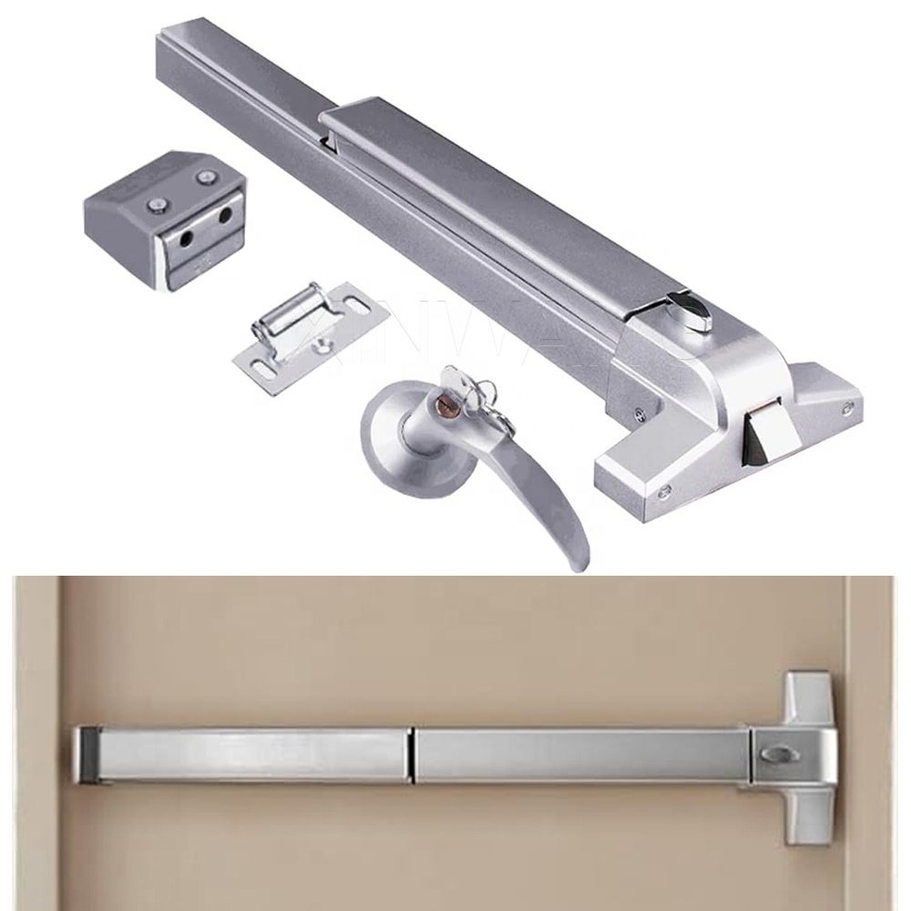 factory price stainless steel 304 Panic Lock emergency Panic Exit Bar Device Escape Door Lock Push Panic Bar For Fire rated Door