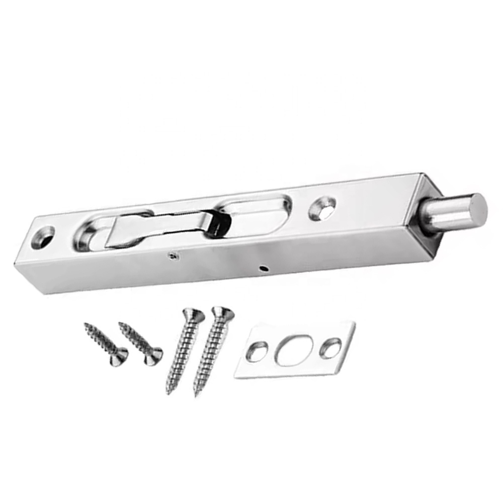 6inch 8inch 10inch 12inch Stainless Steel 201/304 Security Double Door Bolt Latch French Door Slide Bolt Lock Flush Bolt