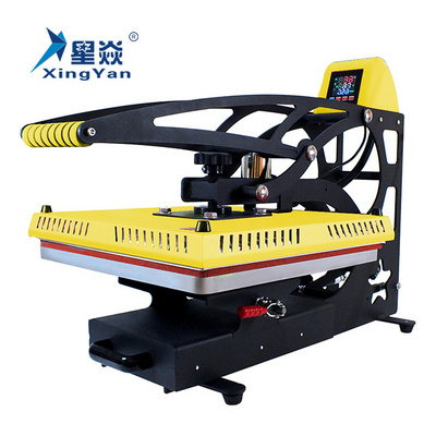 Xingyan Auto Open Magnetic 16x20 Slide Out Sublimation T Shirt Transfer 40x50cm Semi-automatic Heat Press Machine With Drawer