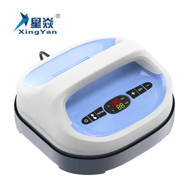 Guangzhou Xingyan Portable 9x9 Hand Held Heat Transfer Mini Iron Sublimation Heat Press Machine T-shirt Printing