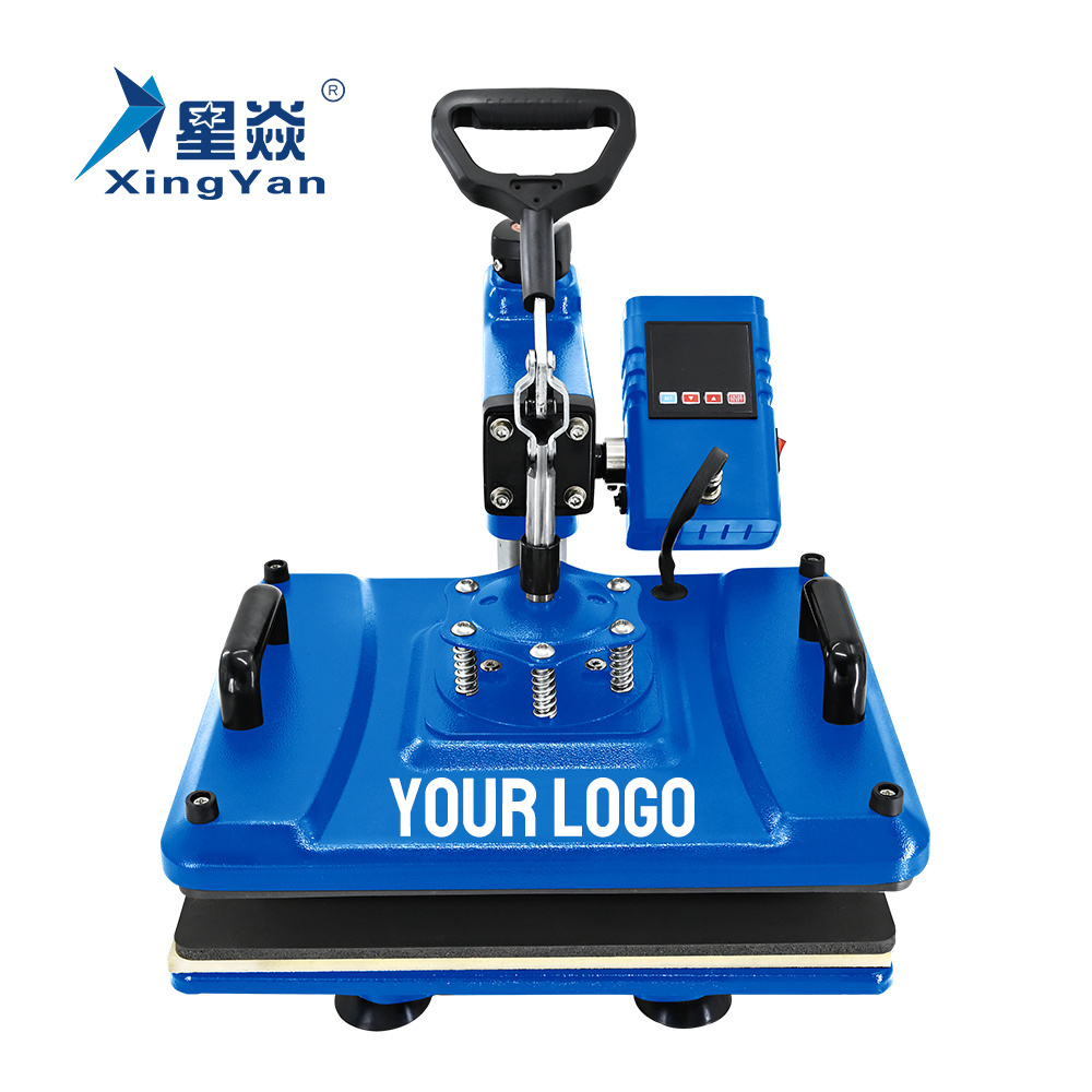 Xingyan Factory Wholesale 12x15 inch 29 38 cm Multifunction Sublimation Transfer Cap Mug t shirt Heat Press 8 in 1 Combo Machine