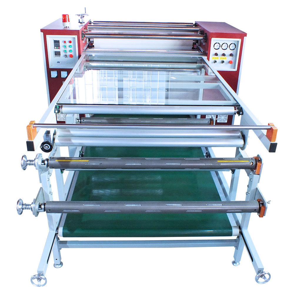 Large Heat Transfer Printing Sublimation Roller Press Machine Drum 1.2m 1.7m 1.9m Sublimation Calendar for Clothes and Fabric