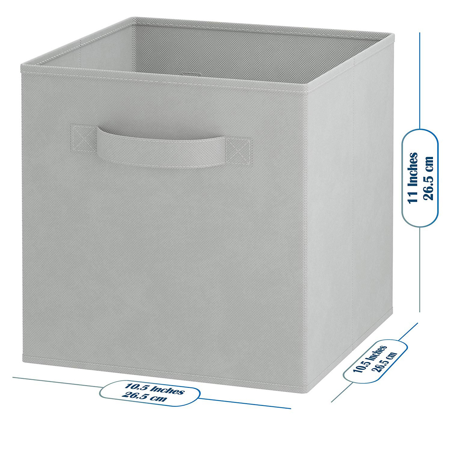 Guangzhou High Quality Durable Kids Toys Clothes Collapsible Foldable Fabric Cube Storage Boxes For Shelf