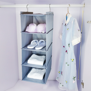 Wholesale Daily Use Home Wardrobe 420D Oxford Fabric Collapsible Closet Hanging Organizer For Clothes