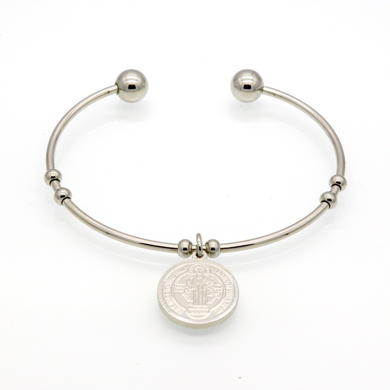 Fashion New Buddha  Bracelet Women's Believers Gift Stainless Steel Bracelet Jewelry Wholesale