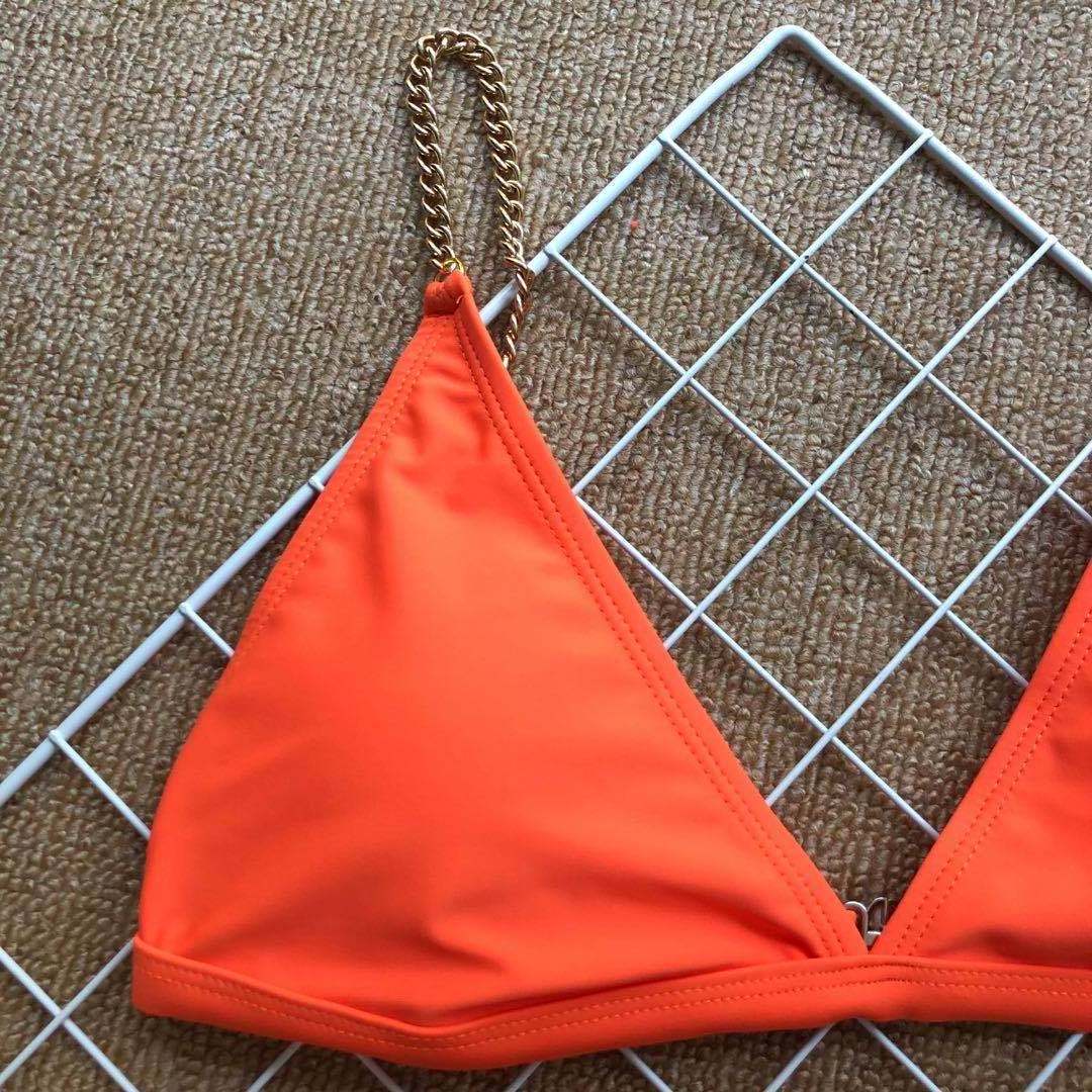 Newest Chain Sexy Open Girl Bikini Two Piece String Women Swimsuit