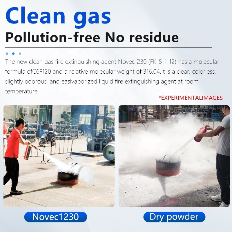 Car Fire Extinguisher 5kg Novec 1230 gas home kitchen use fire extinguisher gift fire suppression