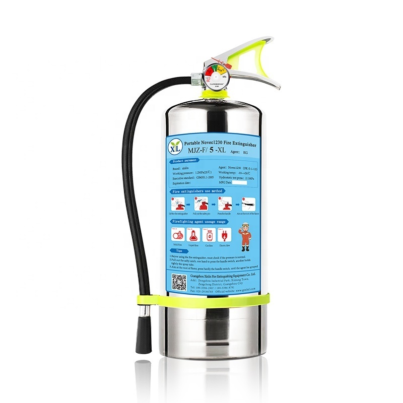 Car Fire Extinguisher 5kg Novec 1230 gas home kitchen use fire extinguisher gift fire suppression