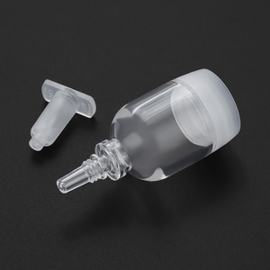 5Ml 10Ml 15Ml Serums Fresh Plastic Bottle Small Capacity Transparent Bulb Bottle After Push Medicine Ampere Bottle For Packages