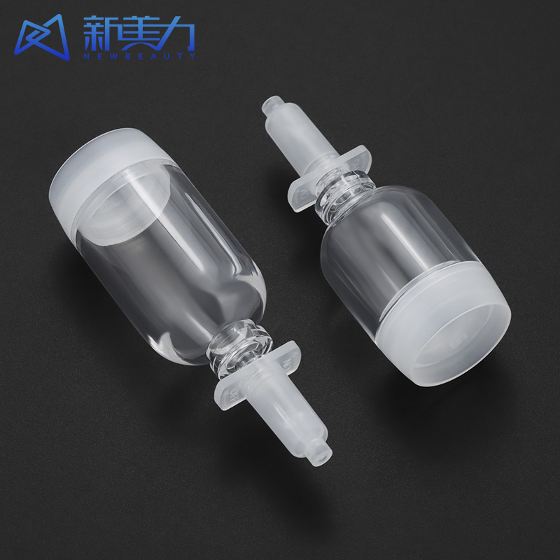 5Ml 10Ml 15Ml Serums Fresh Plastic Bottle Small Capacity Transparent Bulb Bottle After Push Medicine Ampere Bottle For Packages