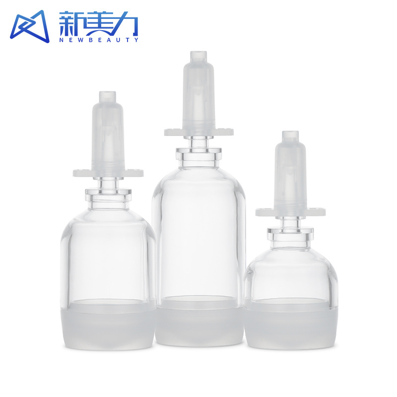 5Ml 10Ml 15Ml Serums Fresh Plastic Bottle Small Capacity Transparent Bulb Bottle After Push Medicine Ampere Bottle For Packages