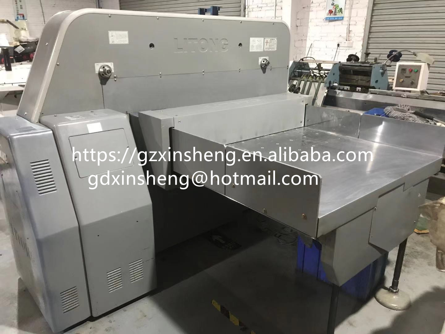 Paper Cutter 1150 Deyang Litong Paper Cutting Machine 115 Chinese Paper Cutter 5inone Office A3 Other Production Capacity