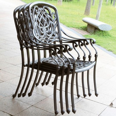 cast aluminum dining set patio table and chair for garden furniture, outdoor furniture, patio furniture DR-3282T