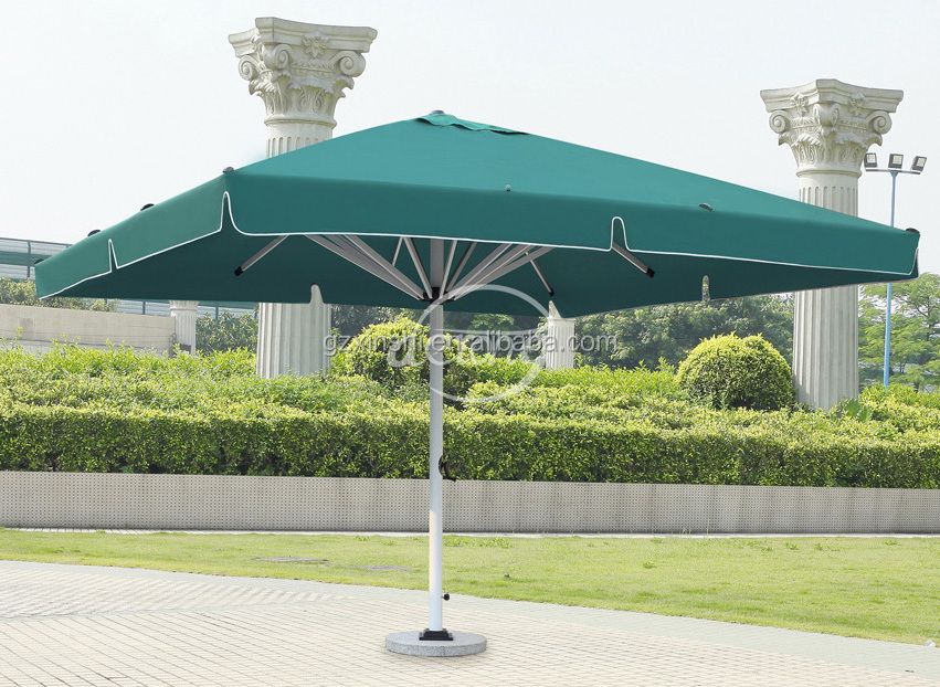 Square big outdoor umbrella prevent the strong sun shine parasol