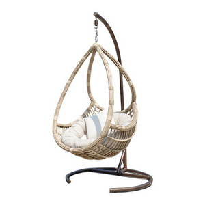 Outdoor Furniture Patio Swing Outdoor Indoor Rocking Chairs Hanging Egg Rattan Swing Chair