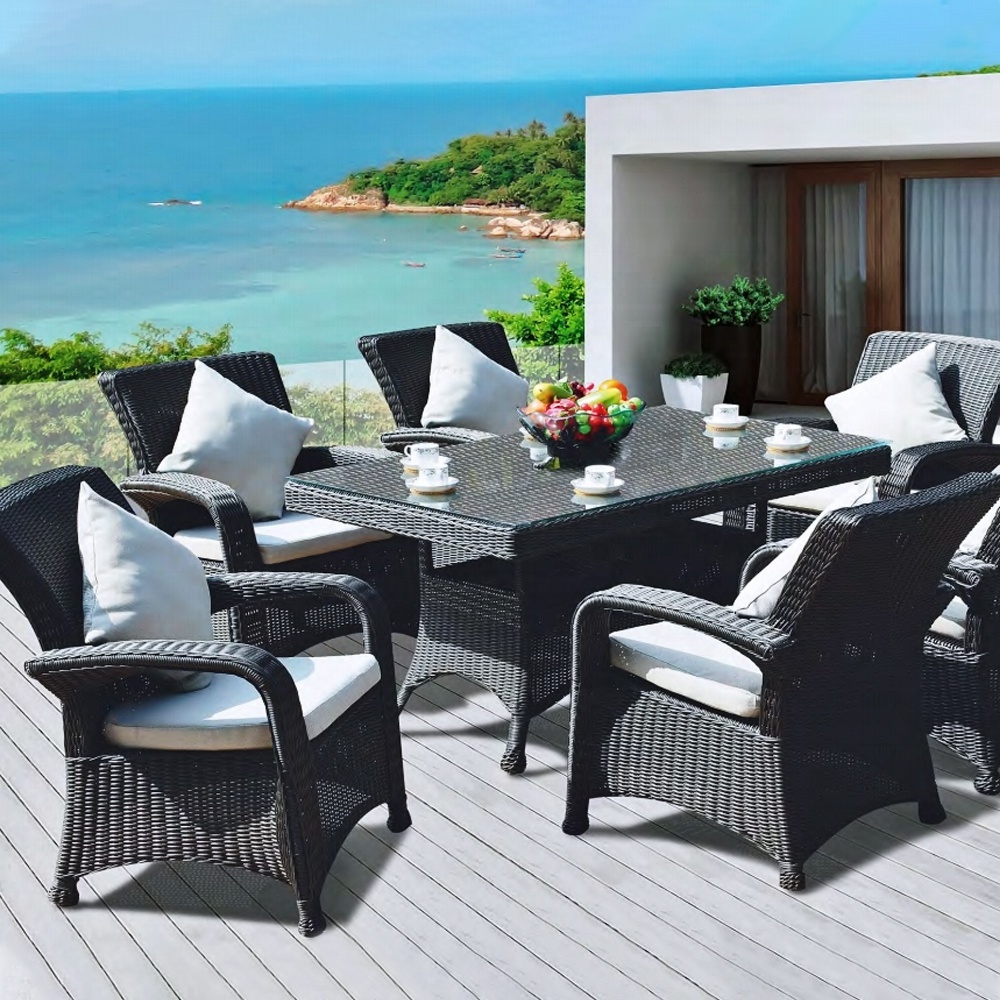 wicker rattan furniture set  rattan garden furniture sale rattan patio furniture outdoor table and chair set