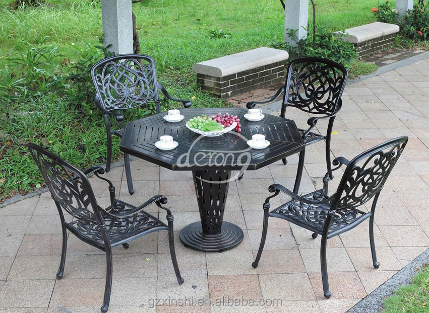 cast aluminum dining set patio table and chair for garden furniture, outdoor furniture, patio furniture DR-3282T