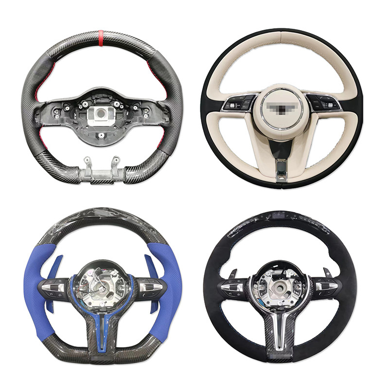 Car carbon fiber Steering Wheel for Toyota Nisaan Audi Tesla Mercedes Benz Porsche BMW Bentley