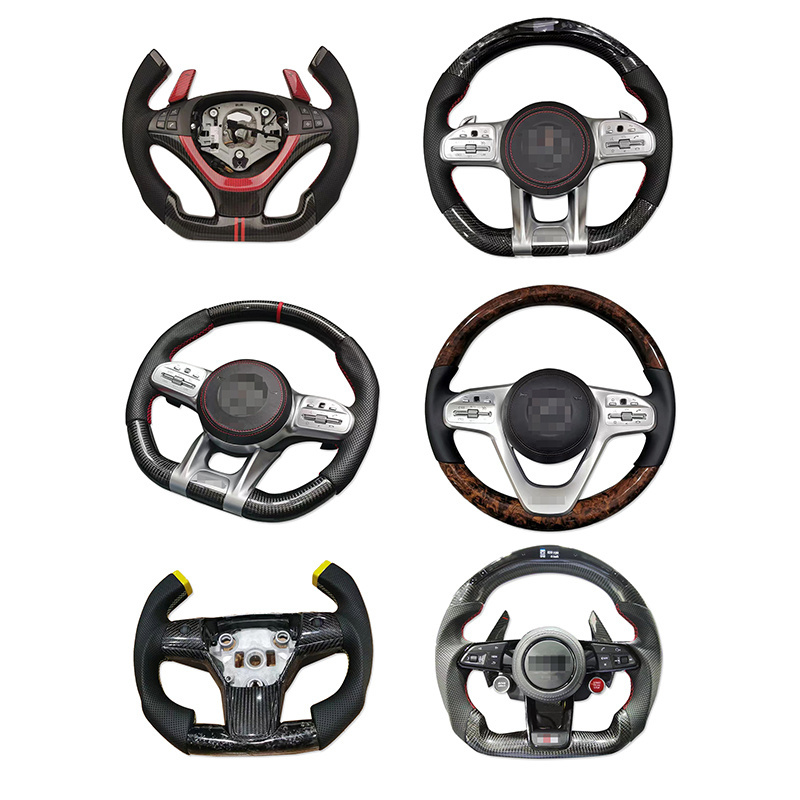 Car carbon fiber Steering Wheel for Toyota Nisaan Audi Tesla Mercedes Benz Porsche BMW Bentley