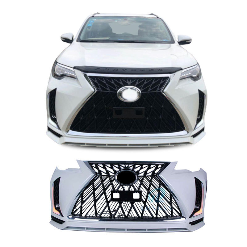 Dongsui 4x4  car accessories front Grille  Body Kit  for fortuner 2016-2019 upgrade to lexus