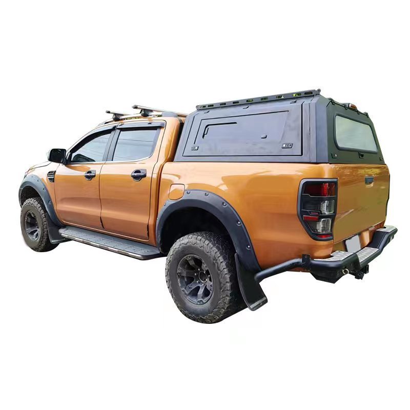 OEM Factory 4x4 Waterproof Steel hard top camper  Pickup truck camper hard shell canopy for for Ford Ranger T6 T7