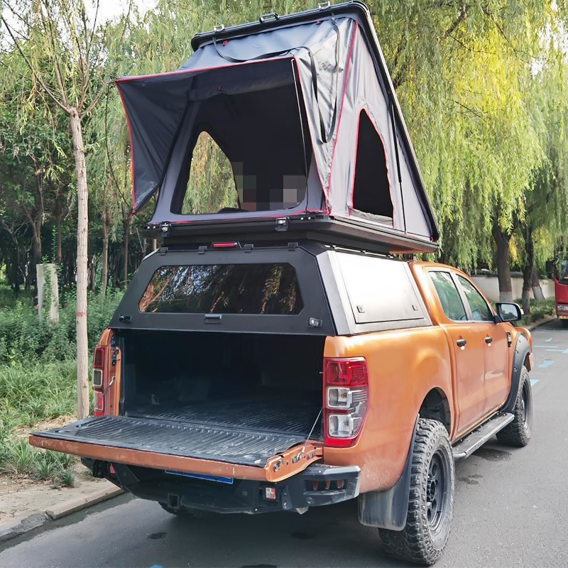 Dongsui 4*4 Car Part Accessories Truck Camper Topper Steel Aluminum Canopy Roof Truck Canopies for Ford Ranger