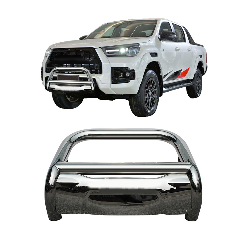 4x4 front bumper car accesserios 304 stainless bull bar front bumpers for Hilux Vigo Toyota 2002-2014