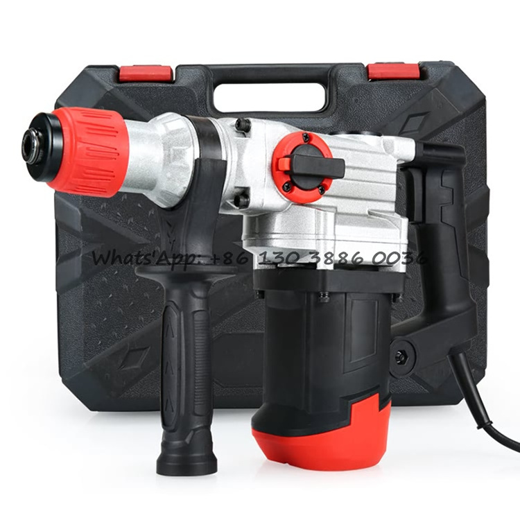 Power Hammer Drills 1500W 220V Multifunctional Rotary Hammer Drilling Machine Household Concrete Hand-held Electric Impact Drill