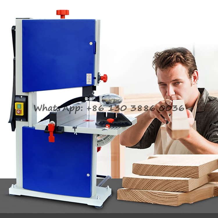 Professional Grade Automatic Table Saw 10/12 Inch Heavy Cast Iron Wood Cutting Machine 420W Brushless Electric Band Saw Machine